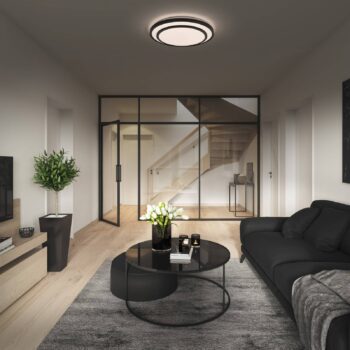 Ledvance Orbis Berlin LED stropné svietidlo čierne 49cm