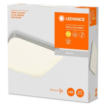 Ledvance Orbis senzorové stropné LED hranaté 43 cm