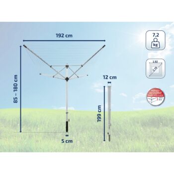 Leifheit LINOLIFT 600 85282 vonkajší sušiak