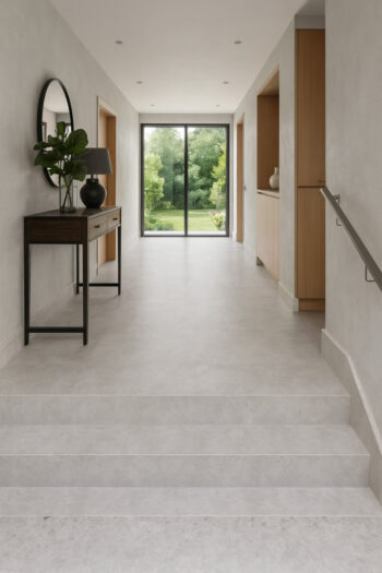 Lentex, PVC podlaha - lino Traffic 50 644-03 Prato, na mieru, šíře 2m,4m, šedá, bez podkladu, chodba / predsieň