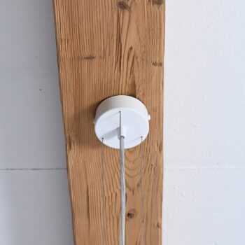 LeuchtNatur Závesné svietidlo Discus 55cm Almwiese white
