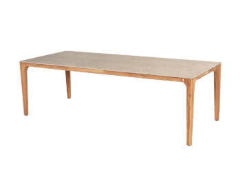 Liam teakový jedálenský stôl s keramickou doskou 240x100 cm