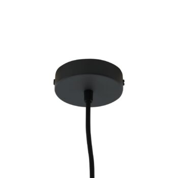 Lindby Arona závesné svietidlo, Ø 38 cm, biela