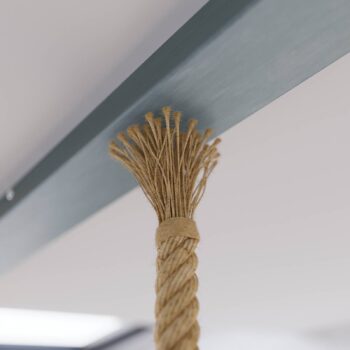 Lindby Chaby závesná lampa betónový vzhľad, 3-pl.