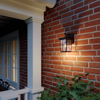 Lindby Charmaine vonkajšia lampa lampáš/zlatohnedá