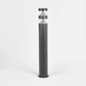 Lindby Chodníkové LED svetlo Lanea, 60 cm, čierne, nerezová oceľ, IP44