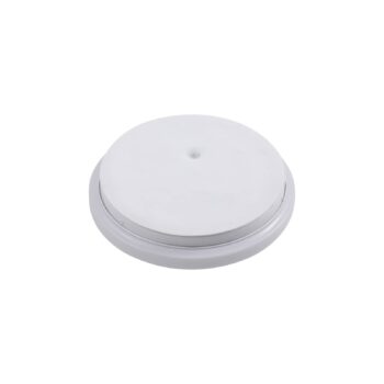 Lindby Doki LED vonkajšie stropné svietidlo, 26 cm, biele, plast
