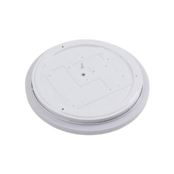 Lindby Doki LED vonkajšie stropné svietidlo, 34 cm, biele, plast