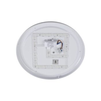 Lindby Doki LED vonkajšie stropné svietidlo, 34 cm, biele, plast