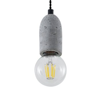 Lindby Doravio závesná lampa s objímkami z betónu