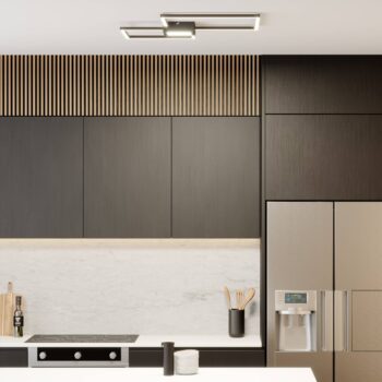 Lindby Duetto stropné LED svietidlo antracit 28 W