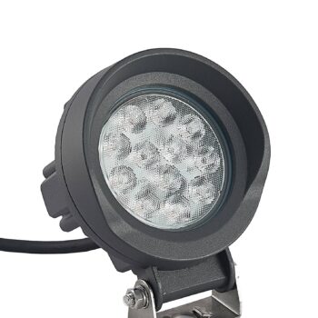 Lindby Emar LED svetlo s hrotom do zeme tmavosivá