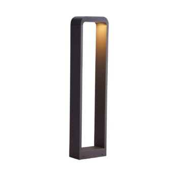 Lindby Emima LED svetlo na chodník, 80 cm, antracit, hliník