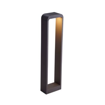 Lindby Emima LED svetlo na chodník, 80 cm, antracit, hliník