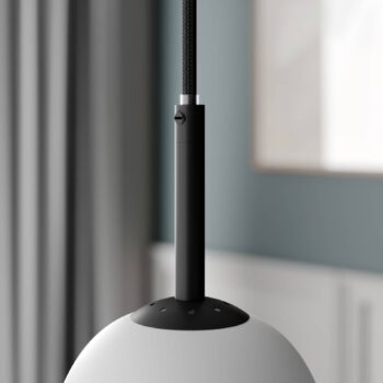 Lindby Etiena závesná lampa 5-pl., sklo opál