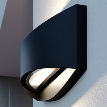 Lindby Evric vonkajšie nástenné LED svetlo 25,4 cm