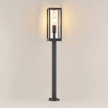 Lindby Giavanna cestné svetlo, 80 cm, antracit, IP44, E27