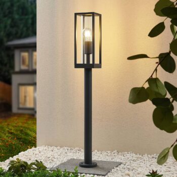 Lindby Giavanna cestné svetlo, 80 cm, antracit, IP44, E27