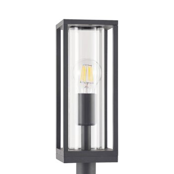 Lindby Giavanna cestné svetlo, 80 cm, antracit, IP44, E27