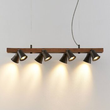 Lindby Grandesa závesná lampa, 8 bodových svetiel