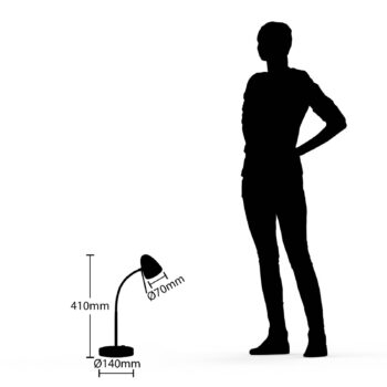 Lindby Heyko stolová lampa, stmievateľná