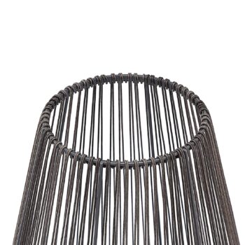Lindby Kaati solárna LED lucerna vzhľad ratan 37cm