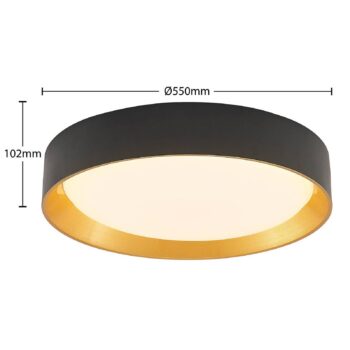 Lindby Kambia stropné LED svietidlo, 55 cm