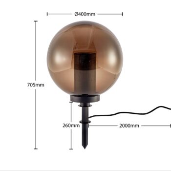 Lindby Kibara dekoratívna guľa Ø 40 cm