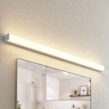 Lindby Klea LED kúpeľňové svietidlo, 120 cm, chróm, kov, IP44