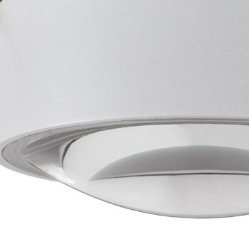 Lindby LED-Downlight Siaka, biela, kov, Ø 5 cm, IP65
