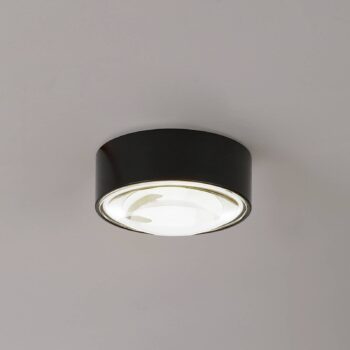 Lindby LED-Downlight Siaka, čierna, kov, Ø 5 cm, IP65