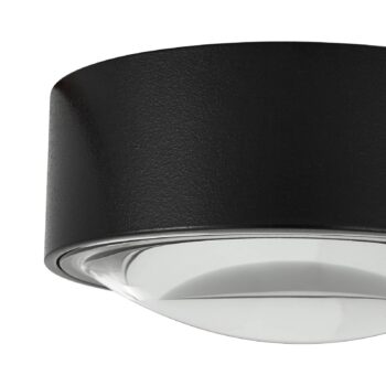Lindby LED-Downlight Siaka, čierna, kov, Ø 5 cm, IP65