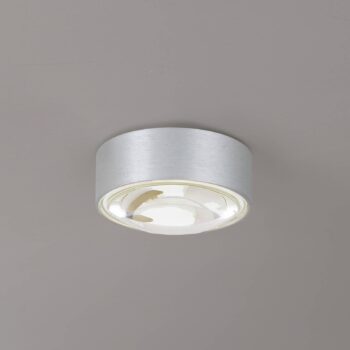Lindby LED-Downlight Siaka, sivá, kov, Ø 5 cm, IP65