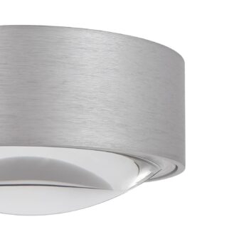 Lindby LED-Downlight Siaka, sivá, kov, Ø 5 cm, IP65
