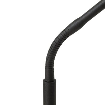 Lindby LED akumulátorová stojaca lampa Elvyn, čierna, nastaviteľná