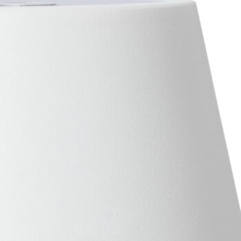 Lindby LED dobíjacia stolová lampa Janea CROSS, biela, kov