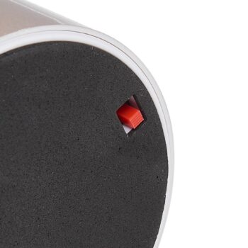 Lindby LED dobíjacia stolová lampa Lumana, jantárová, sklo, stmievateľná