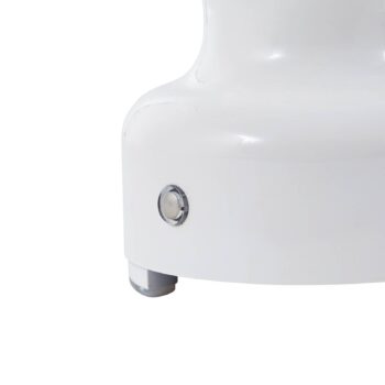 Lindby LED dobíjacia stolová lampa Maxentius, krémová, sklo, stmievač