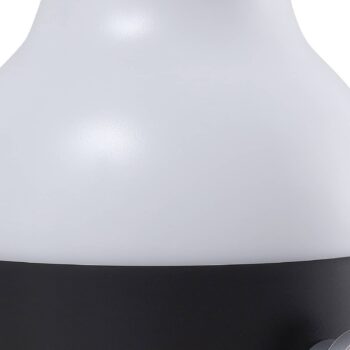 Lindby LED dobíjacia vonkajšia stolová lampa Isaline, čierna, stmievateľná