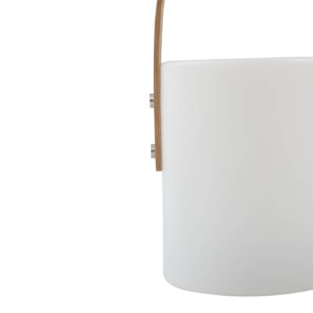 Lindby LED dobíjacia vonkajšia stolová lampa Juria, biela, CCT, IP44