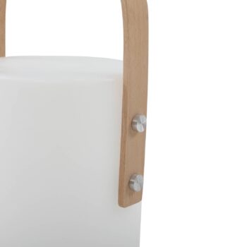 Lindby LED dobíjacia vonkajšia stolová lampa Juria, biela, CCT, IP44
