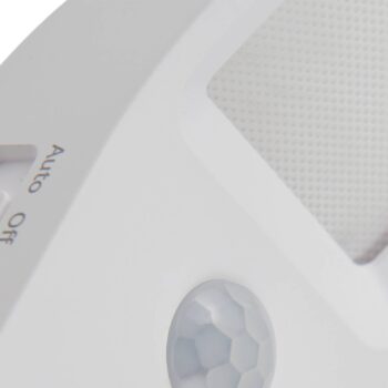 Lindby LED dobíjacie nástenné svietidlo Taska, biele, plast, senzor