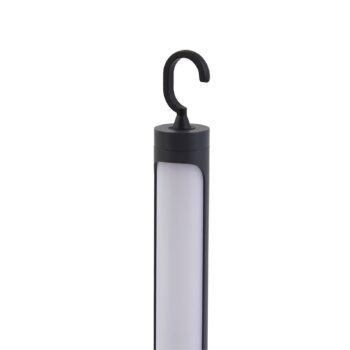 Lindby LED dobíjacie svetlo Kompis, antracit, stmievateľné, IP54