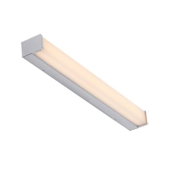 Lindby LED kúpeľňové svietidlo Klea, 60 cm, chróm, kov, IP44