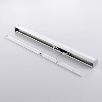 Lindby LED kúpeľňové svietidlo Klea, 90 cm, chróm, kov, IP44