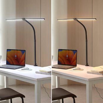 Lindby LED lampa Nilay, výška 97,5 cm, CCT, domáca kancelária