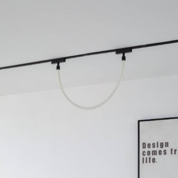 Lindby LED lanové svetlo Lumaro, dĺžka 100 cm, textil, 48 V