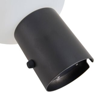 Lindby LED nabíjateľná stolová lampa Zelie, čierna, hliník, IP44