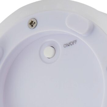 Lindby LED nabíjateľná váza na kvety Florista, RGB, IP54, Ø 12cm, biela