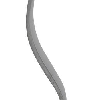 Lindby LED nástenné svetlo Alvon, strieborné, výška 50 cm, kov